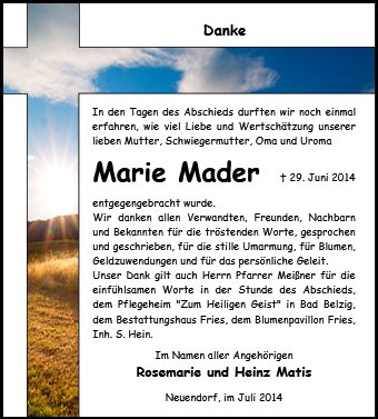 Marie Mader