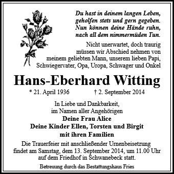 Hans-Eberhard Witting