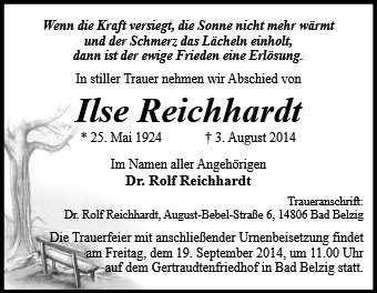 Ilse Reichhardt