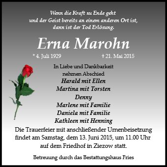 Erna Marohn