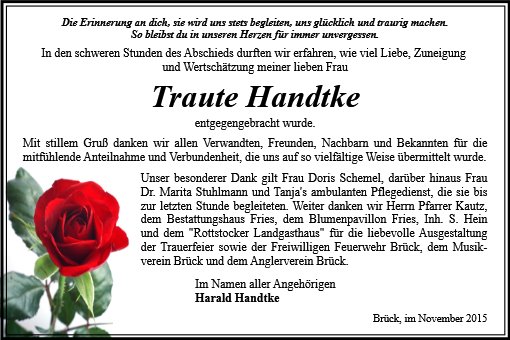 Traute Handtke