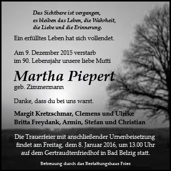 Martha Piepert