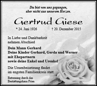 Gertrud Giese