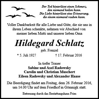 Hildegard Schlatz