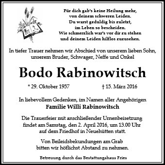 Bodo Rabinowitsch