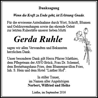 Gerda Ruhle