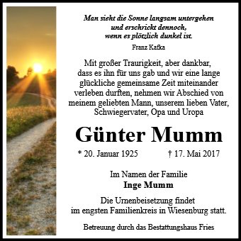 Günter Mumm