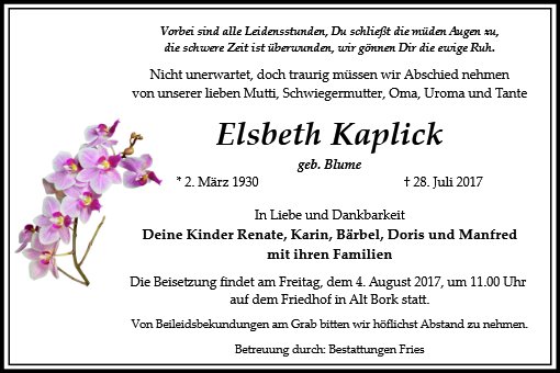 Elsbeth Kaplick