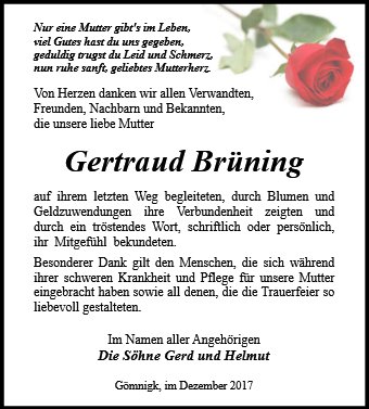 Gertraud Brüning