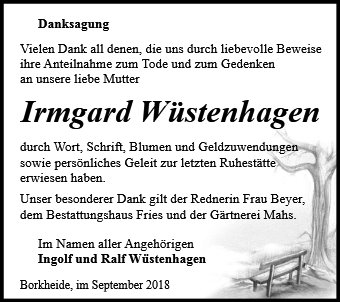 Irmgard Wüstenhagen