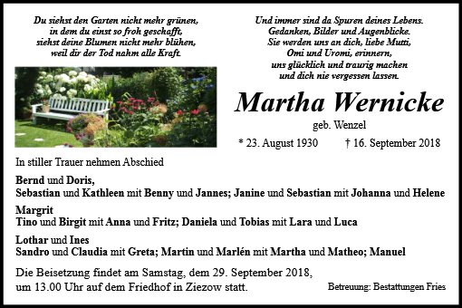 Martha Wernicke