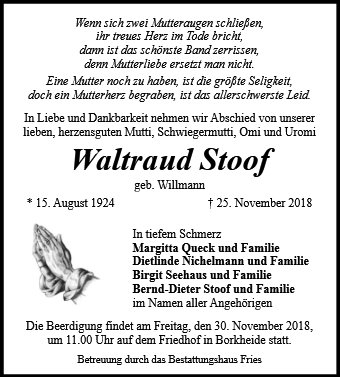 Waltraud Stoof