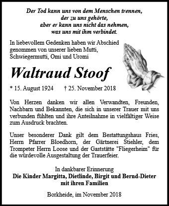 Waltraud Stoof