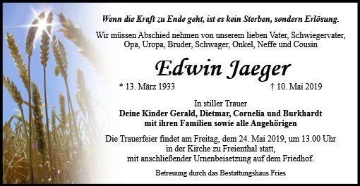 Edwin Jaeger