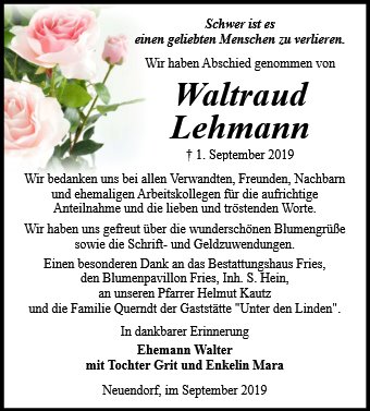 Waltraud Lehmann