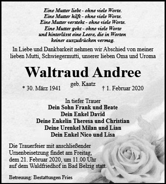 Waltraud Andree