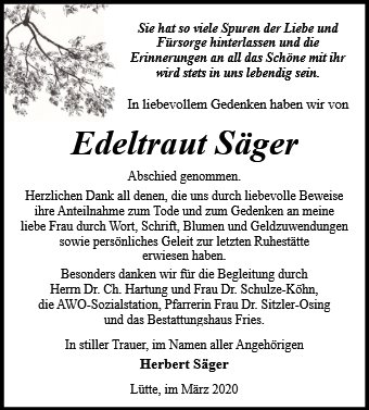 Edeltraut Säger