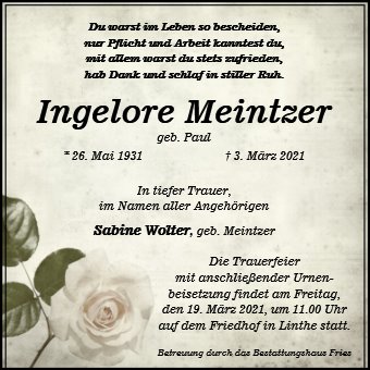 Ingelore Meintzer