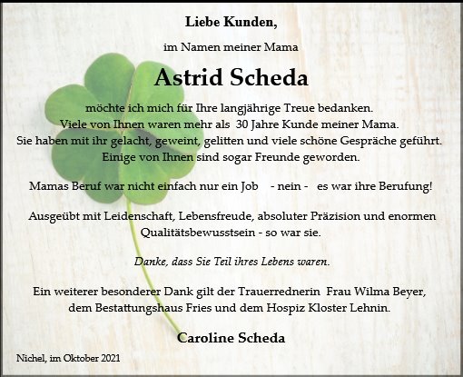 Astrid Scheda