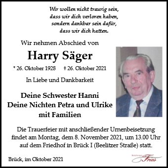 Harry Säger