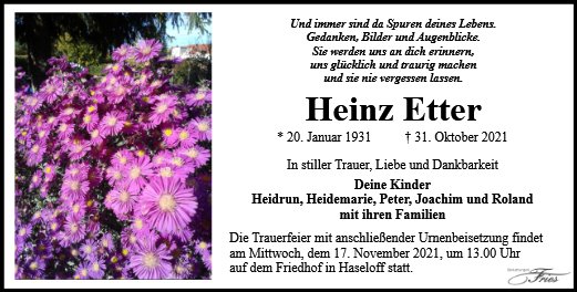 Heinz Etter