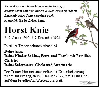 Horst Knie