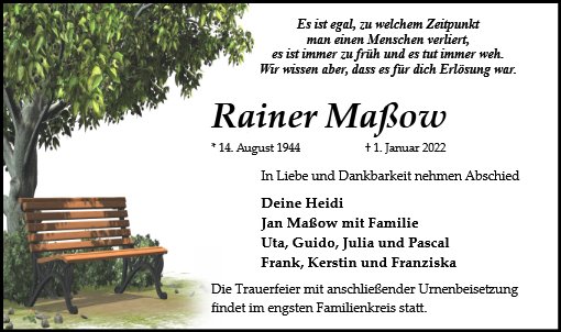 Rainer Maßow