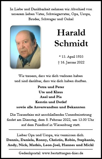 Harald Schmidt