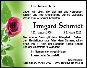 Irmgard Schmidt