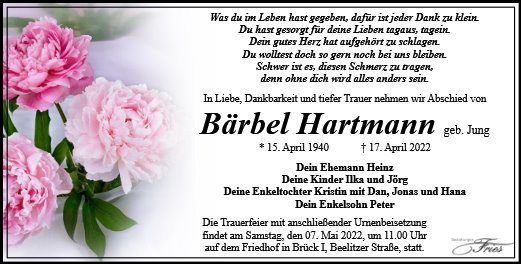 Bärbel Hartmann