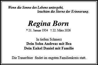 Regina - Frieda Born