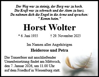 Horst Wolter