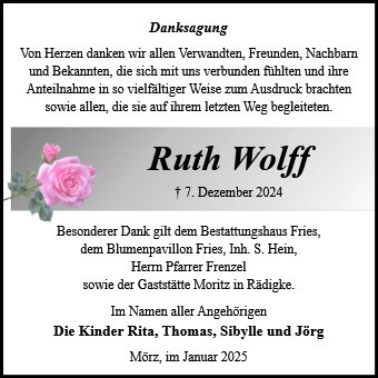 Ruth Wolff