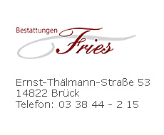 Bestattungen Fries  