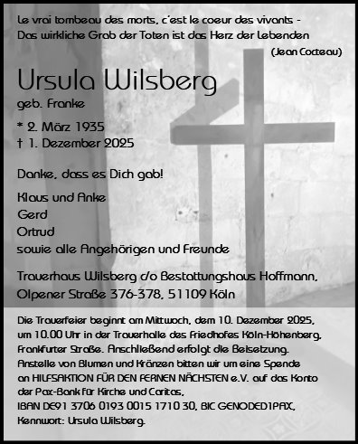 Ursula Wilsberg