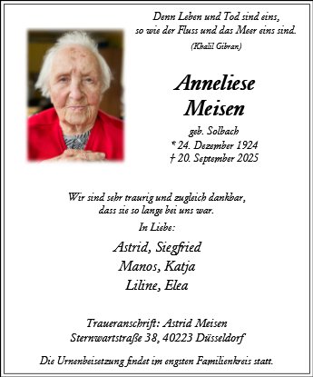 Anneliese Meisen
