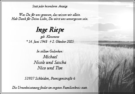 Inge Riepe