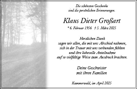 Klaus Dieter Großart