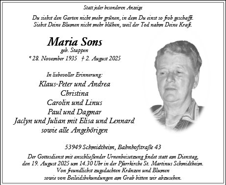 Maria Sons