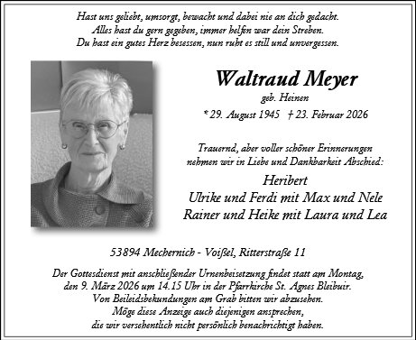 Waltraud Meyer