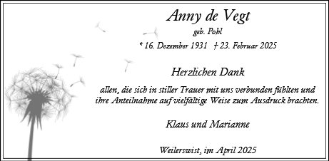 Anny de Vegt