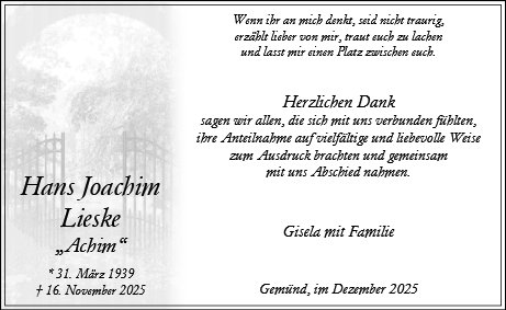 Hans Joachim „Achim“ Lieske