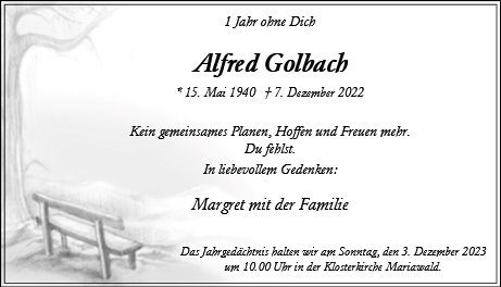 Alfred Golbach