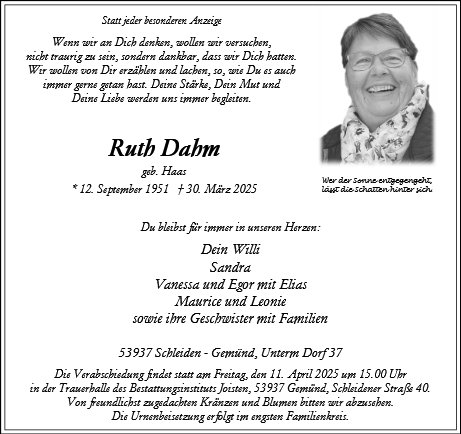 Ruth Dahm