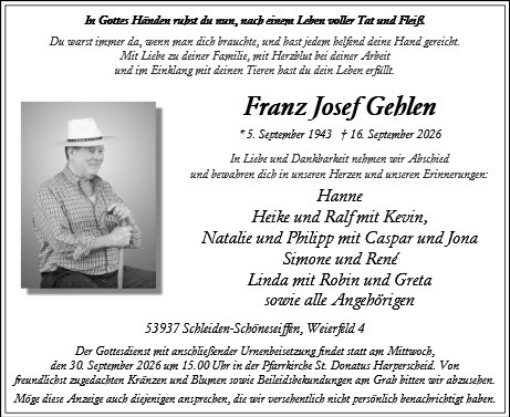 Franz Josef Gehlen