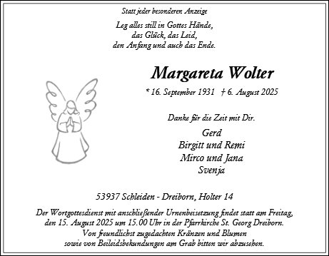 Margareta Wolter
