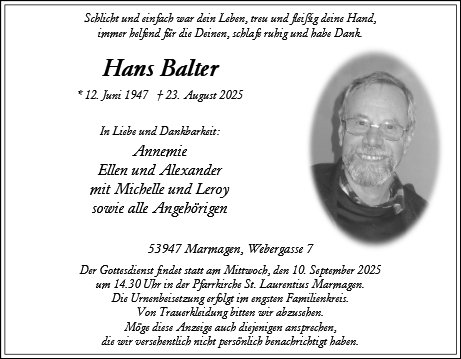 Hans Balter