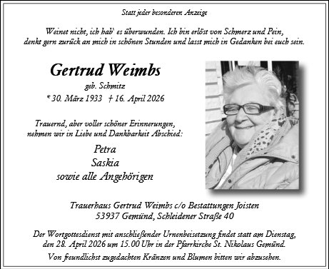 Gertrud Weimbs