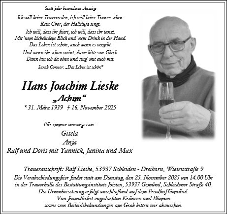 Hans Joachim „Achim“ Lieske