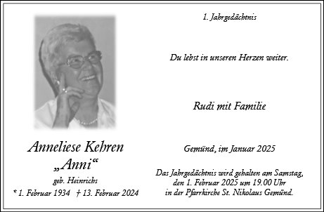 Anneliese Kehren